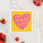 Serviette En Papier Scooby Doo Doo Heart (En situation)