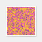 Serviette En Papier Scooby-Doo | Funky Flower Motif (Devant)