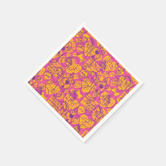 Serviette En Papier Scooby-Doo | Funky Flower Motif (Coin)