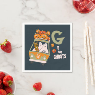 Serviette En Papier Scooby-Doo G est pour Ghosts
