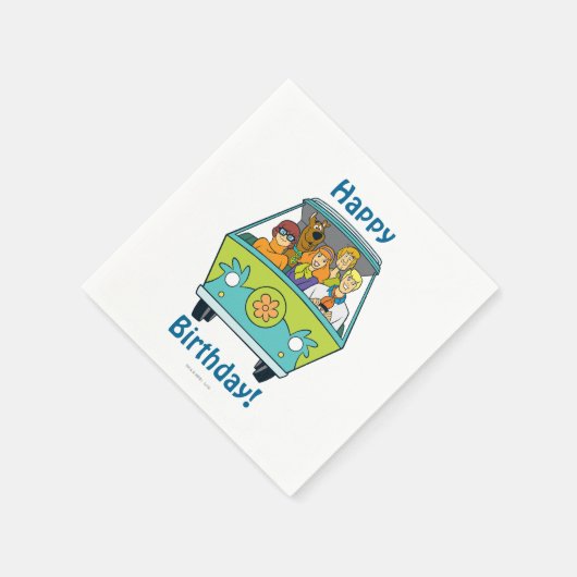 Serviette En Papier Scooby-Doo & Gang Mystery Machine (Coin)