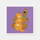 Serviette En Papier Scooby-Doo | Halloween Jack-O-Lantern (Devant)