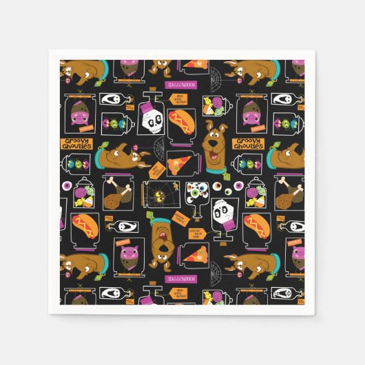 Serviette En Papier Scooby-Doo | Halloween Scooby-Doo Motif (Devant)