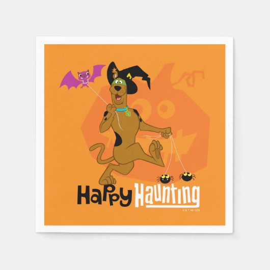 Serviette En Papier Scooby-Doo | Happy Hauning (Devant)