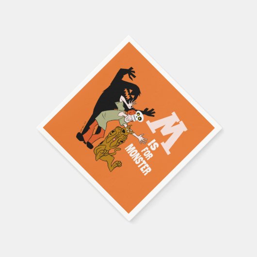 Serviette En Papier Scooby-Doo | M est pour Monster (Coin)