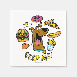 Serviette En Papier Scooby-Doo Me Nourrit !