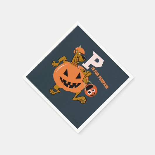 Serviette En Papier Scooby-Doo | P est pour le Citrouille (Coin)