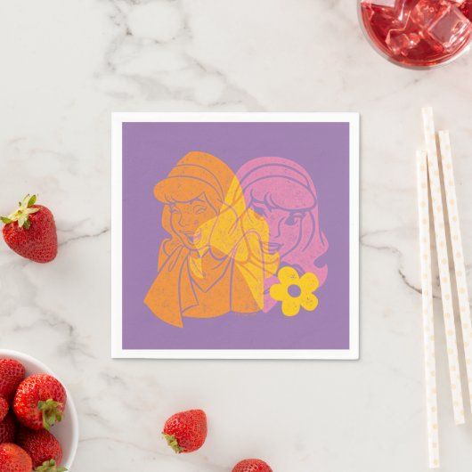 Serviette En Papier Scooby-Doo | Portrait des fleurs daphné (En situation)