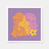 Serviette En Papier Scooby-Doo | Portrait des fleurs daphné (Devant)