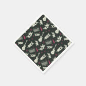 Serviette En Papier Scooby Doo Punk Guitare et Motif Amp (Coin)