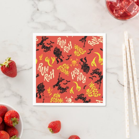 Serviette En Papier Scooby-Doo | Ruh Roh Run Scoob ! Motif (En situation)