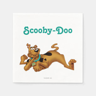 Serviette En Papier Scooby-Doo se couchant