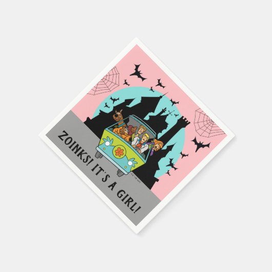 Serviette En Papier Scooby-Doo Spooktacular Halloween Baby shower (Coin)