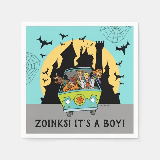 Serviette En Papier Scooby-Doo Spooktacular Halloween Baby shower Napk (Devant)