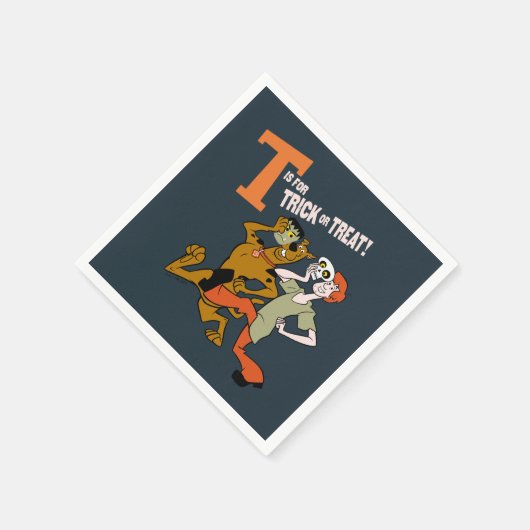 Serviette En Papier Scooby-Doo | T est pour les essais (Coin)