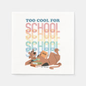 Serviette En Papier Scooby Doo Trop Cool Pour L'École (Devant)