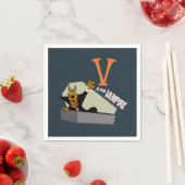 Serviette En Papier Scooby-Doo | V est pour Vampire (En situation)