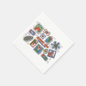 Serviette En Papier Scooby-Doo Wall of Halloween Picture Frames (Coin)