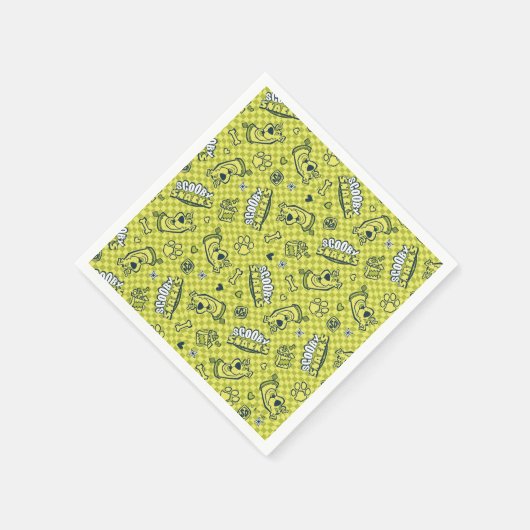 Serviette En Papier Scooby Snacks Galore Checker Motif (Coin)