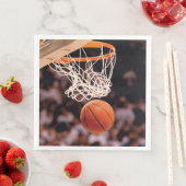 Serviette En Papier Scoring de basket-ball (En situation)