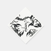 Serviette En Papier Scorpio (Coin)