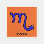 Serviette En Papier Scorpio (Devant)