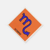 Serviette En Papier Scorpio (Coin)