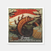 Serviette En Papier Scorpio Scorpion signe Zodiac Anniversaire (Devant)