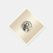 Serviette En Papier Scorpion Croissant Lune Astrologie Zodiac Scorpio (Coin)