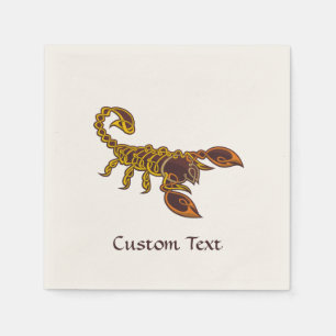 Serviette En Papier Scorpion de noeud celtique