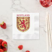 Serviette En Papier Scotland coat of arms (En situation)