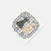 Serviette En Papier Scotties tartan (Coin)