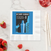 Serviette En Papier Scottish Bobby Burns Whiskey Cocktail (En situation)