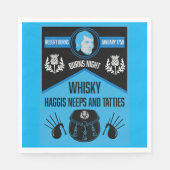 Serviette En Papier Scottish Burns Night Super (Devant)