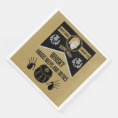 Serviette En Papier Scottish Burns Night Supper (Coin)