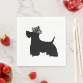 Serviette En Papier Scottish Terrier (En situation)