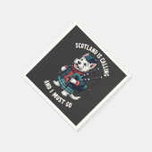 Serviette En Papier Scottish Terrier Dog Scotland appelle et je dois (Coin)