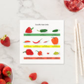 Serviette En Papier Scoville Heat Units Chili Pepper Chart (En situation)