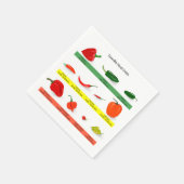 Serviette En Papier Scoville Heat Units Chili Pepper Chart (Coin)