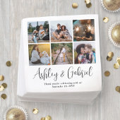 Serviette En Papier Script tendance moderne et 6 Mariage de collection