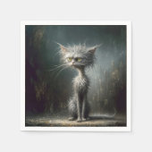 Serviette En Papier Scruffy City Street Cat (Devant)