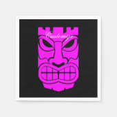Serviette En Papier Sculpture Tiki rose Thunder_Cove (Devant)