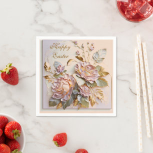 Serviette En Papier Sculptures florales Renouvellement et renaissance