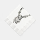 Serviette En Papier Se Poser Autour - Young Ape Gorilla (Coin)