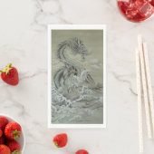 Serviette En Papier Sea Dragon (En situation)