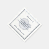 Serviette En Papier Sea Shell Beach Wedding Réception Personnalisée Na (Coin)