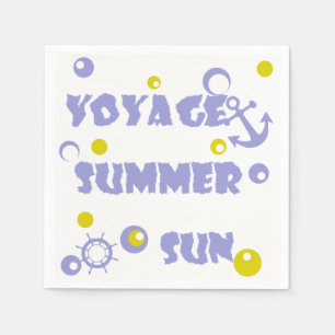 Serviette En Papier Sea, travel