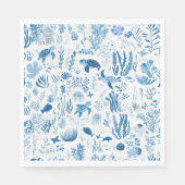 Serviette En Papier Sea Turtle Ocean Adventure Paper Napkin (Devant)