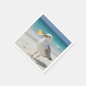 Serviette En Papier Seagull with a Potato Chip (Coin)
