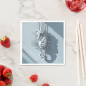 Serviette En Papier Seahorse (En situation)